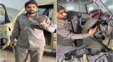 رأسمالها الأمانة.. ميكانيكي سعودي يروي قصة احترافه صيانة السيارات داخل ورشته بحائل